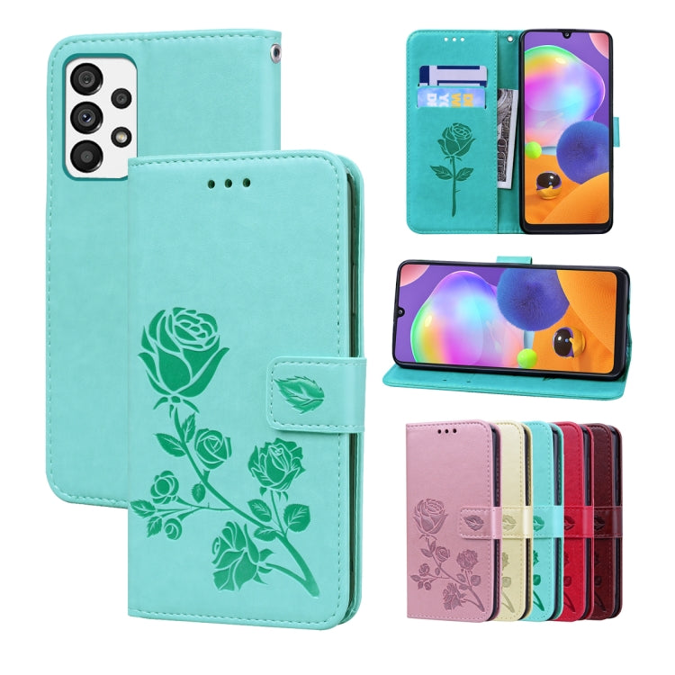 Rose Embossed Leather Phone Case