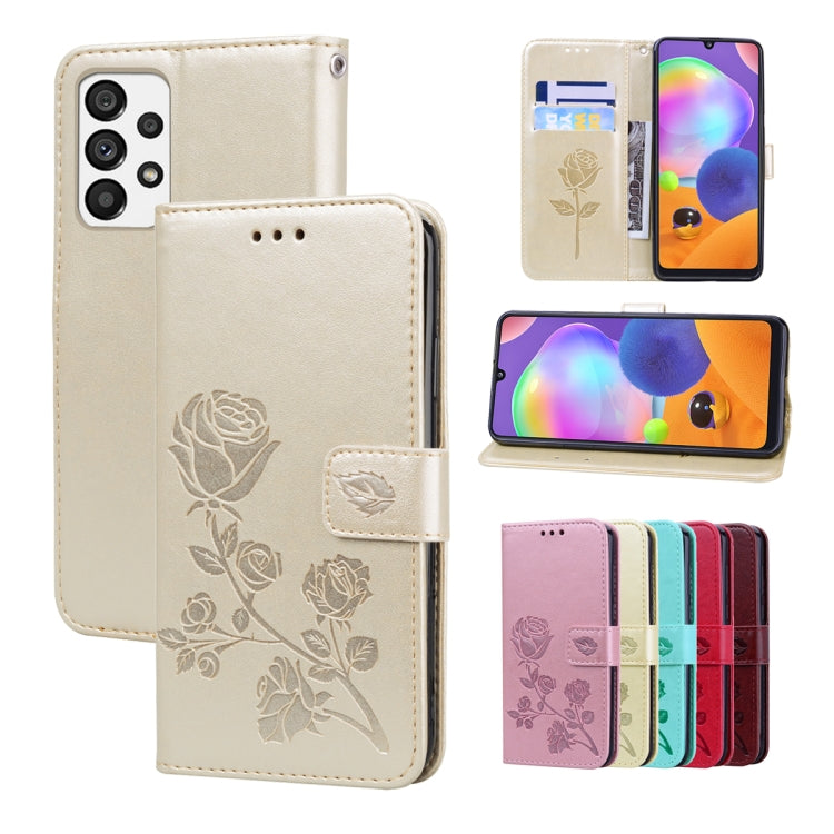 Rose Embossed Leather Phone Case