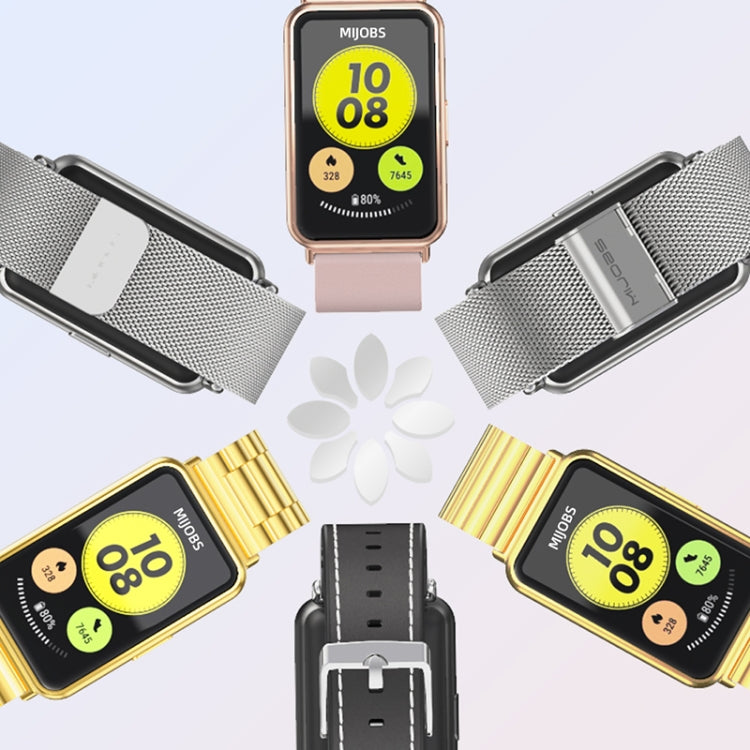 Mijobs Milan Buckle Stainless Steel Watch Band