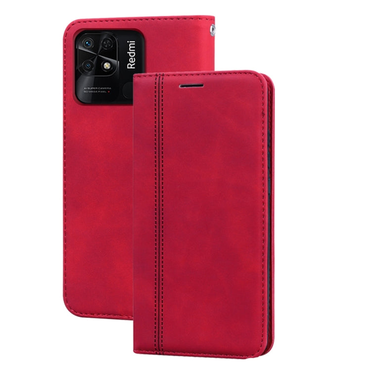Frosted Business Magnetic Flip Leather Phone Case