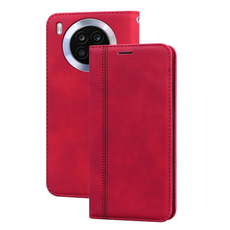 Frosted Business Magnetic Flip Leather Phone Case