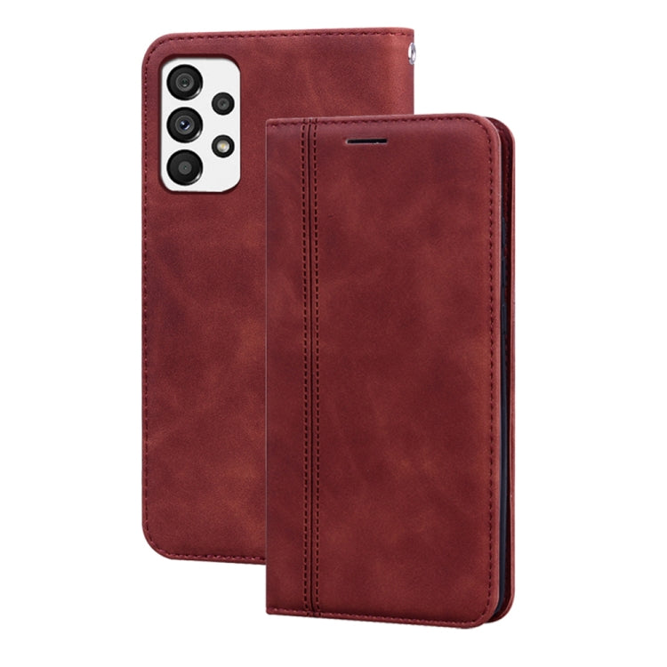 Frosted Business Magnetic Flip Leather Phone Case