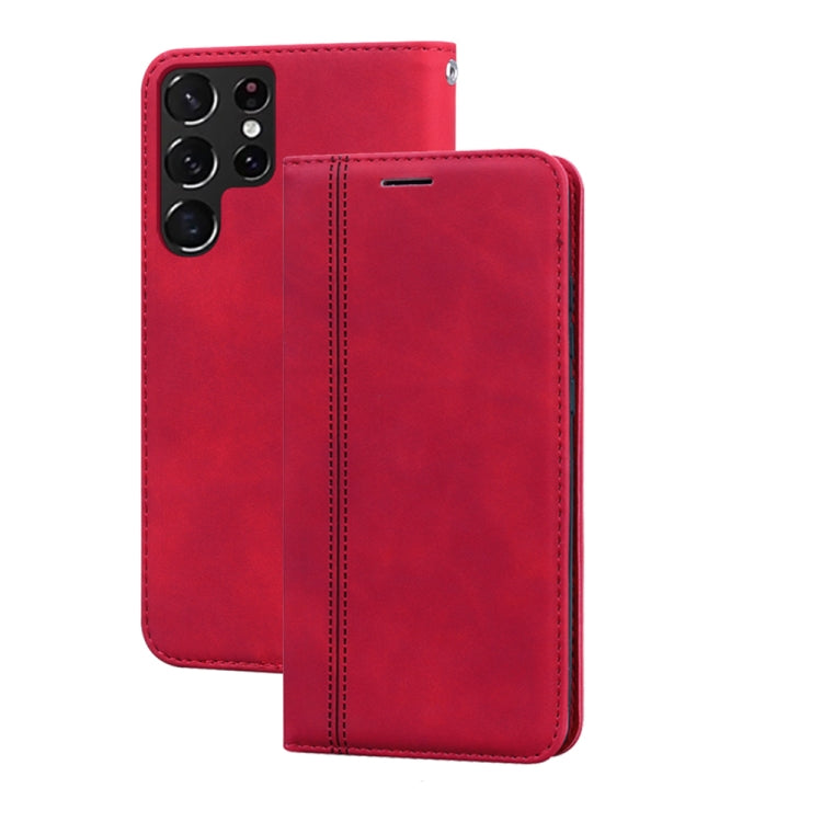 Frosted Business Magnetic Flip Leather Phone Case
