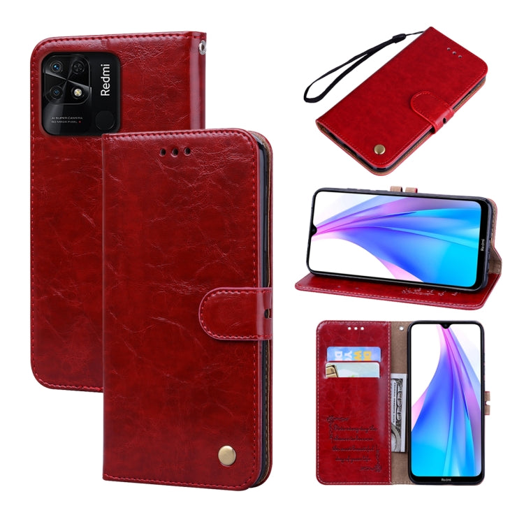 Oil Wax Texture Leather Phone Case