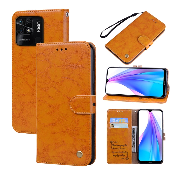 Oil Wax Texture Leather Phone Case