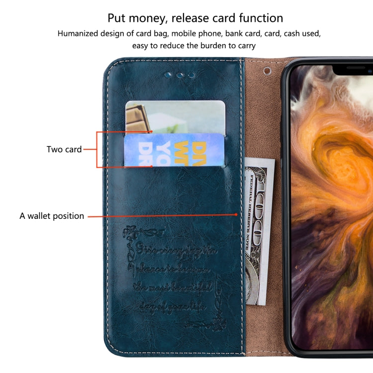 Oil Wax Texture Leather Phone Case