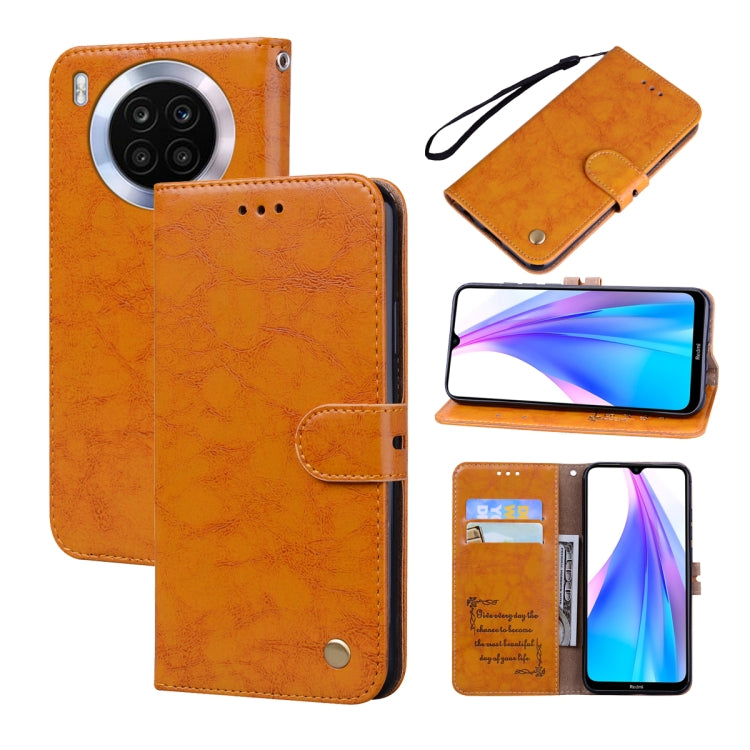 Oil Wax Texture Leather Phone Case