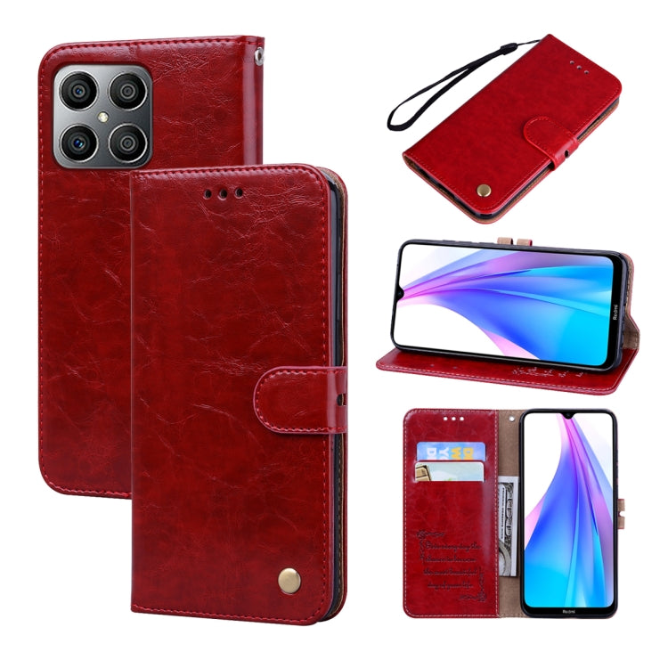 Oil Wax Texture Leather Phone Case