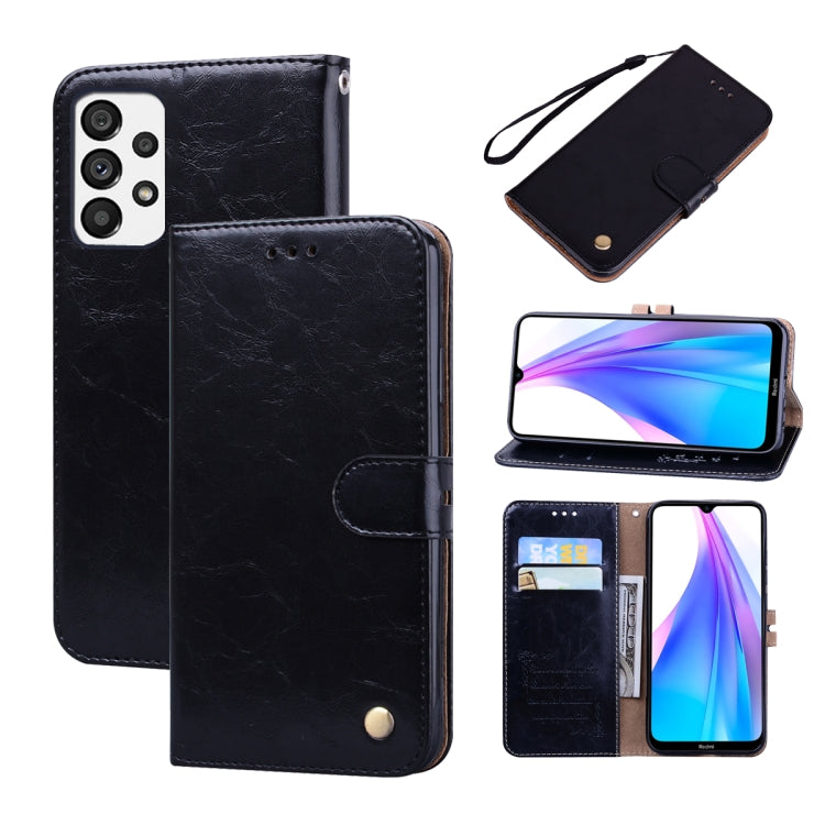Oil Wax Texture Leather Phone Case