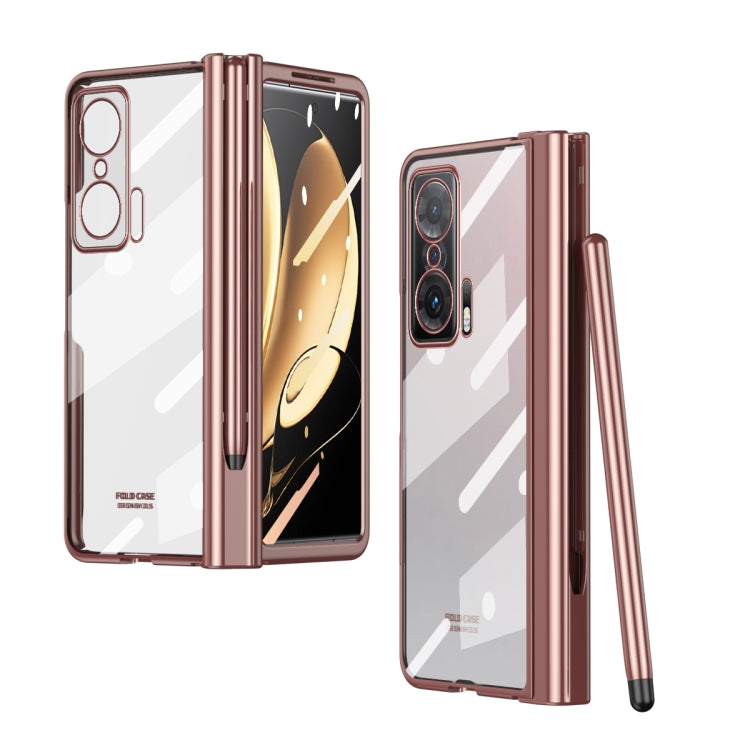 Full Body Electroplating Hinge Phone Case with Stylus