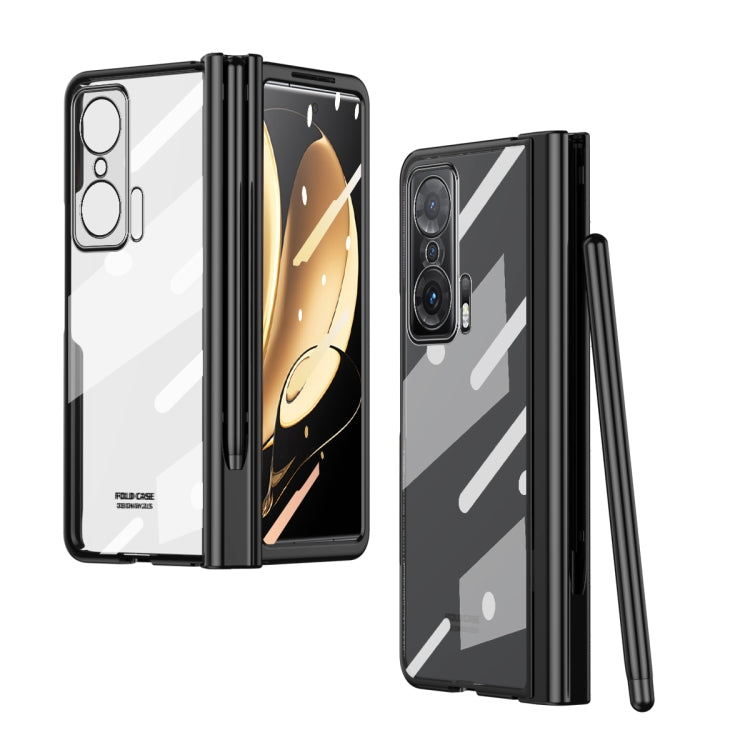 Full Body Electroplating Hinge Phone Case with Stylus