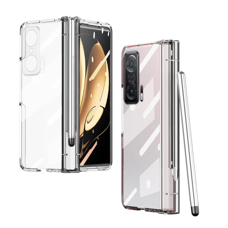 Full Body Electroplating Hinge Phone Case with Stylus