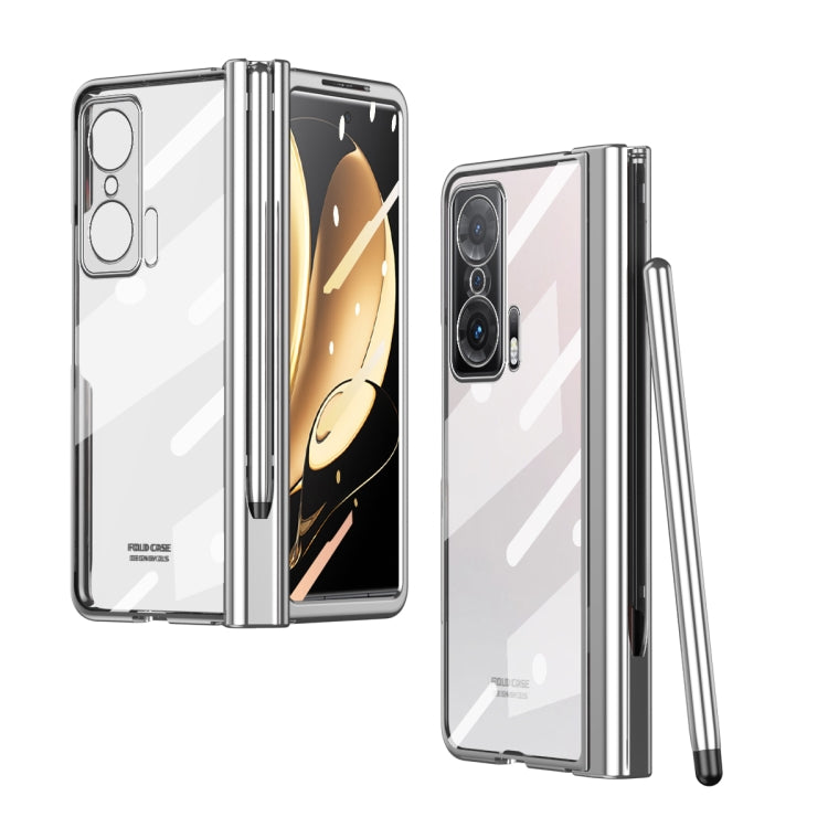 Full Body Electroplating Hinge Phone Case with Stylus