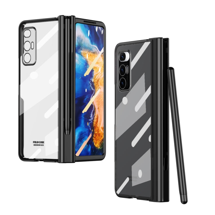 Full Body Electroplating Hinge Phone Case with Stylus