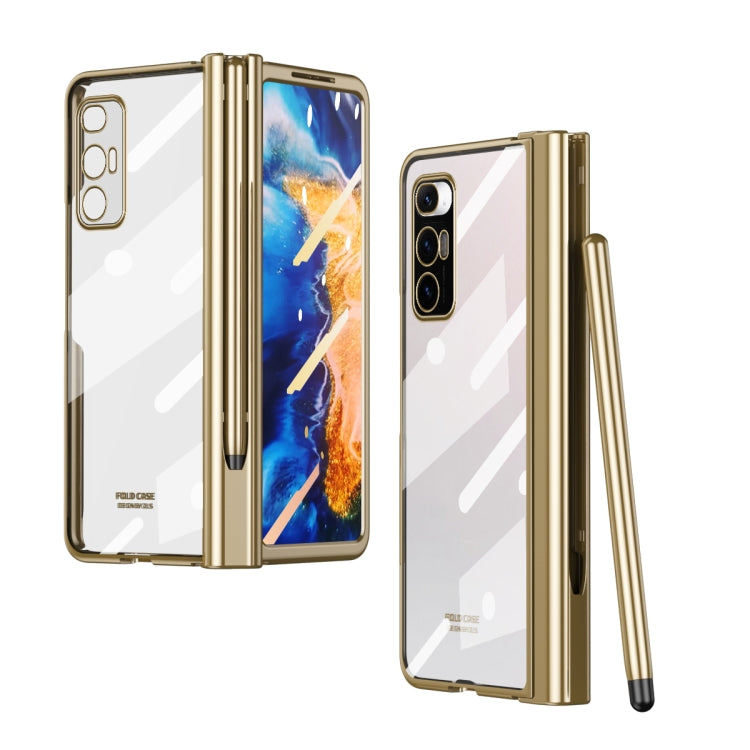 Full Body Electroplating Hinge Phone Case with Stylus