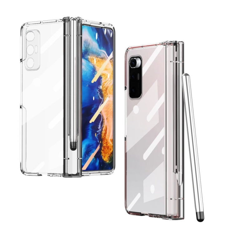Full Body Electroplating Hinge Phone Case with Stylus