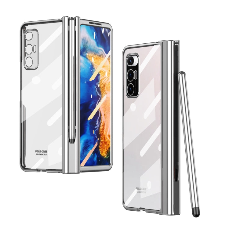 Full Body Electroplating Hinge Phone Case with Stylus