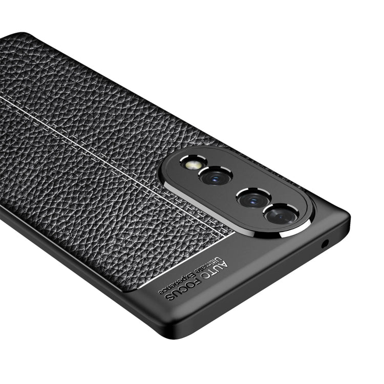 Litchi Texture Shockproof TPU Phone Case