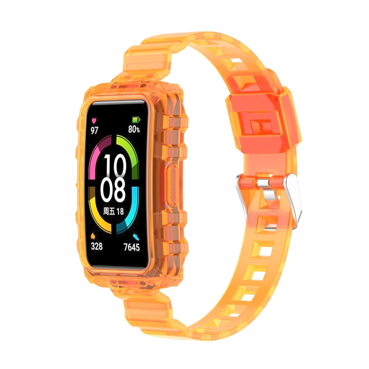Integrated Transparent Silicone Watch Band