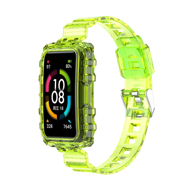 Integrated Transparent Silicone Watch Band