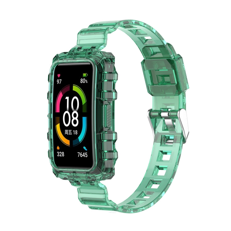 Integrated Transparent Silicone Watch Band
