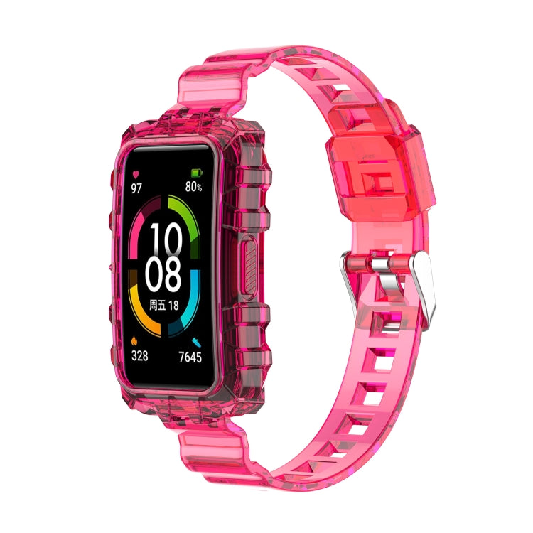 Integrated Transparent Silicone Watch Band