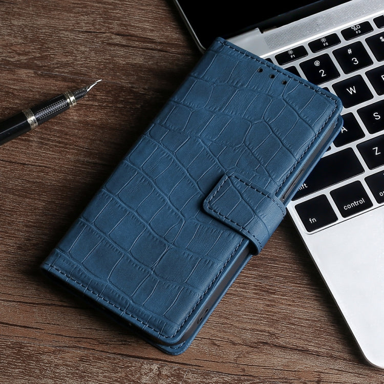 Skin Feel Crocodile Magnetic Clasp Leather Phone Case