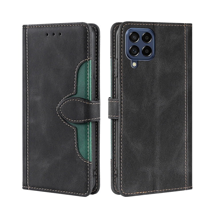 Stitching Skin Feel Magnetic Buckle Horizontal Flip PU Leather Case