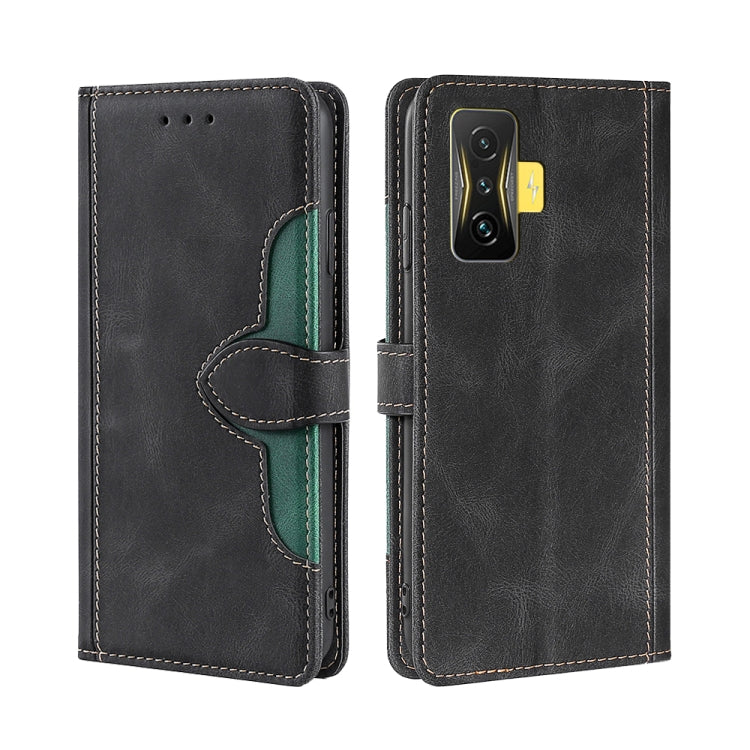 Stitching Skin Feel Magnetic Buckle Horizontal Flip PU Leather Case