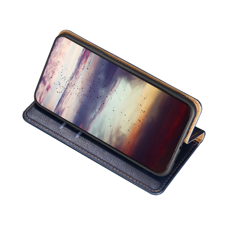 Gloss Oil Solid Color Magnetic Flip Leather Phone Case