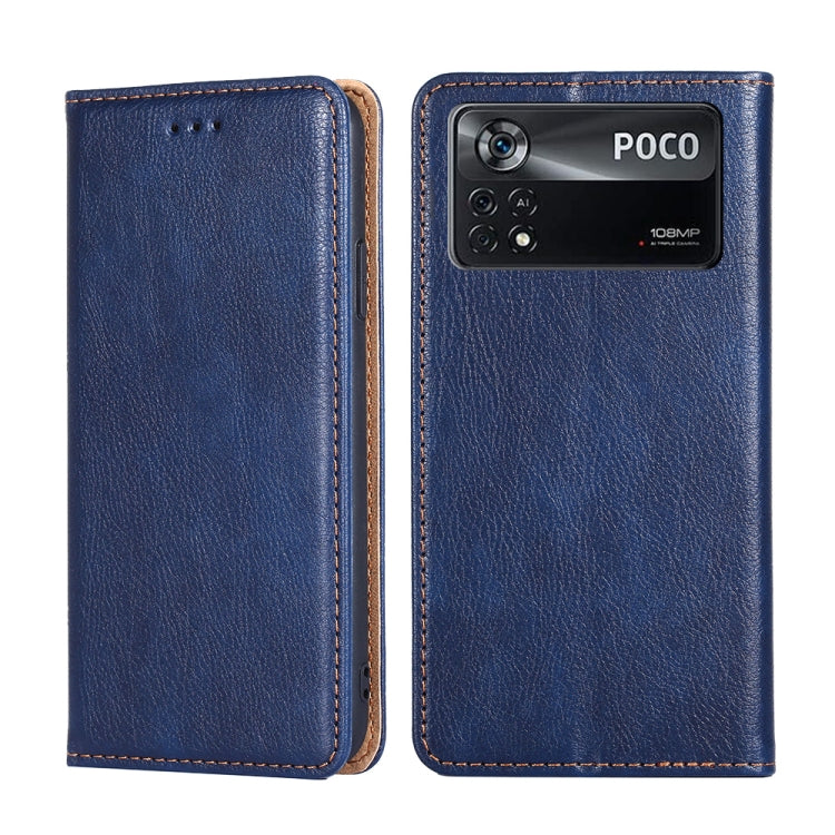 Gloss Oil Solid Color Magnetic Flip Leather Phone Case