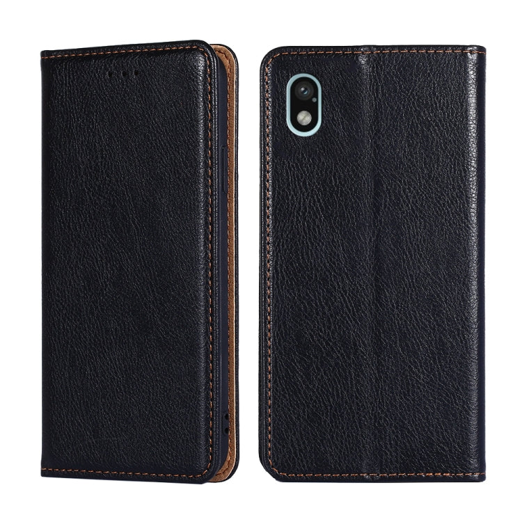 Gloss Oil Solid Color Magnetic Flip Leather Phone Case