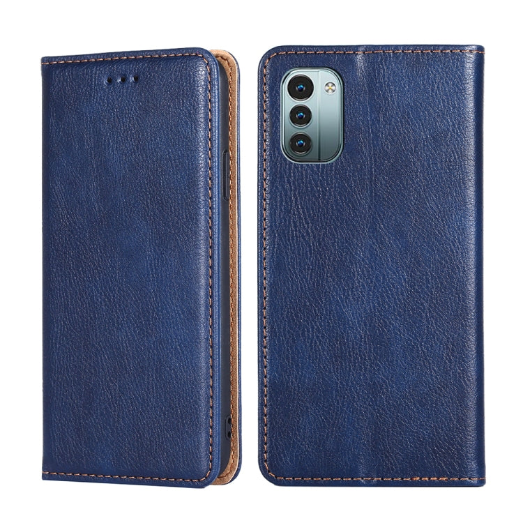 Gloss Oil Solid Color Magnetic Flip Leather Phone Case