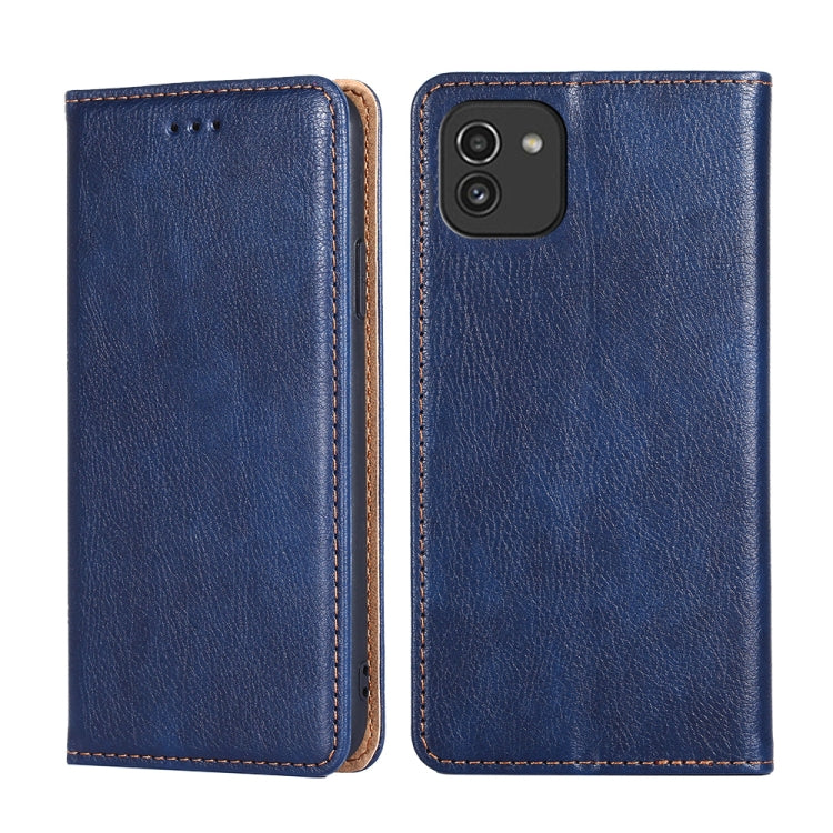 Gloss Oil Solid Color Magnetic Flip Leather Phone Case