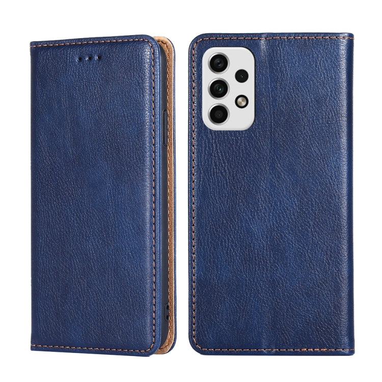 Gloss Oil Solid Color Magnetic Flip Leather Phone Case