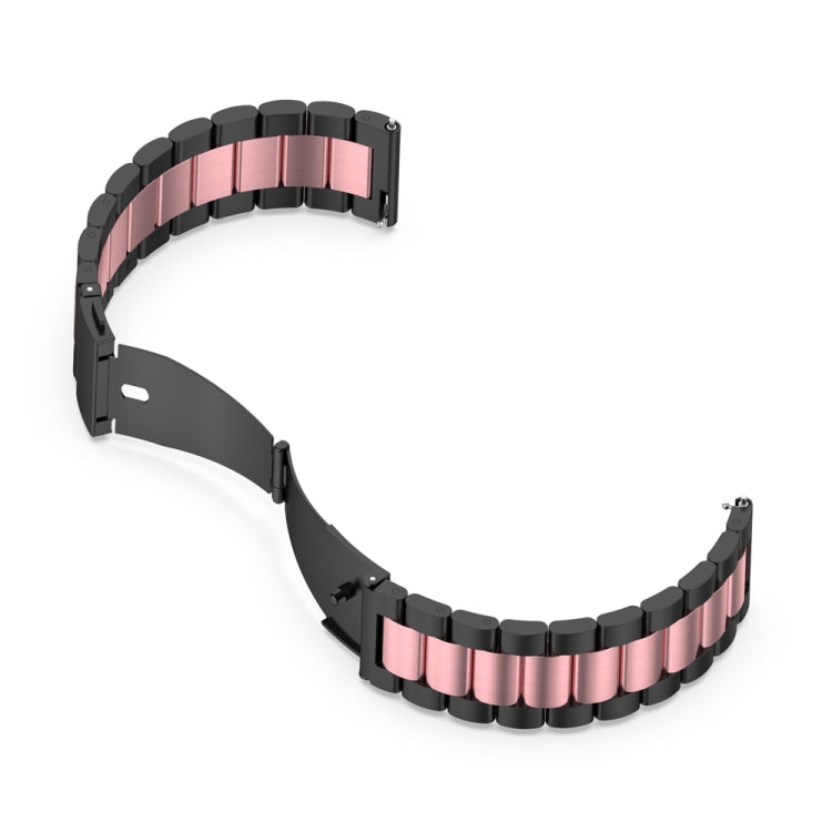 Three-bead Metal Steel Watch Band