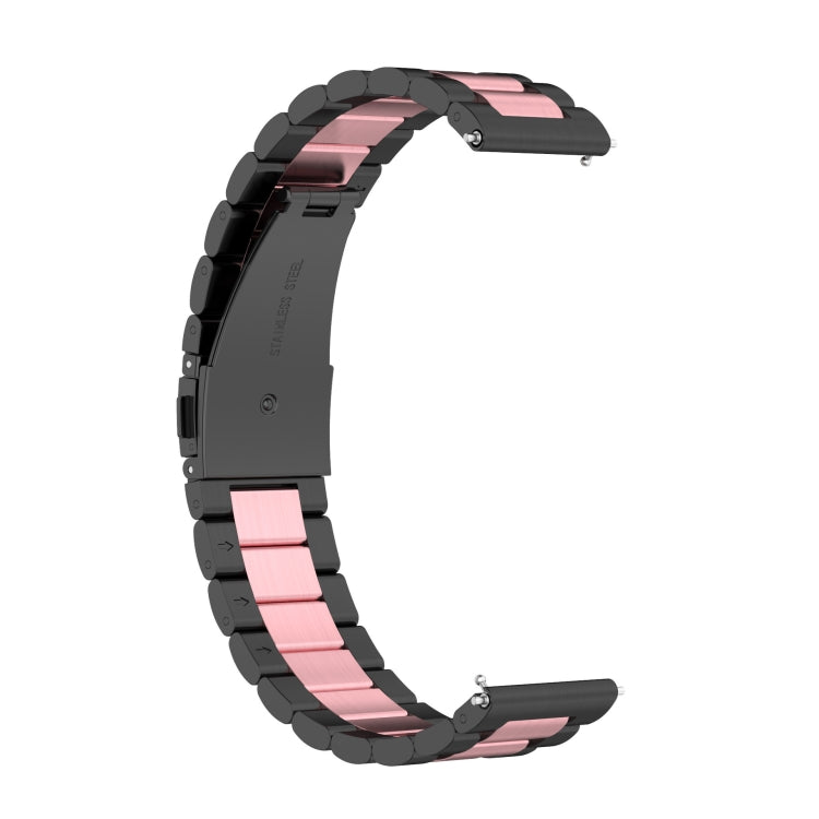Three-bead Metal Steel Watch Band
