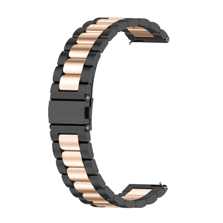 Three-bead Metal Steel Watch Band