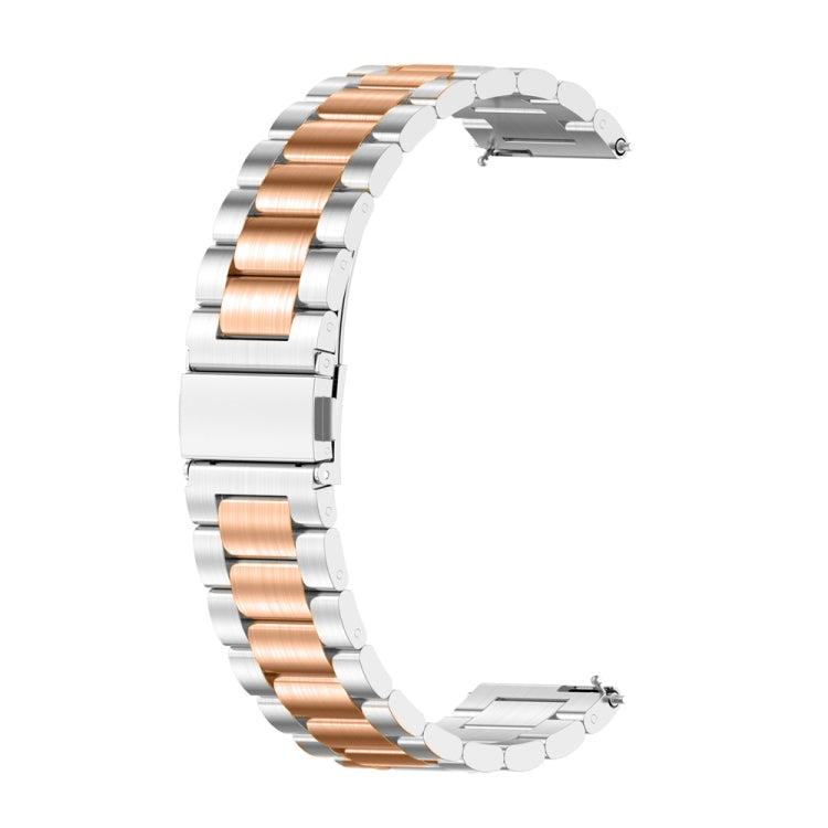 Three-bead Metal Steel Watch Band