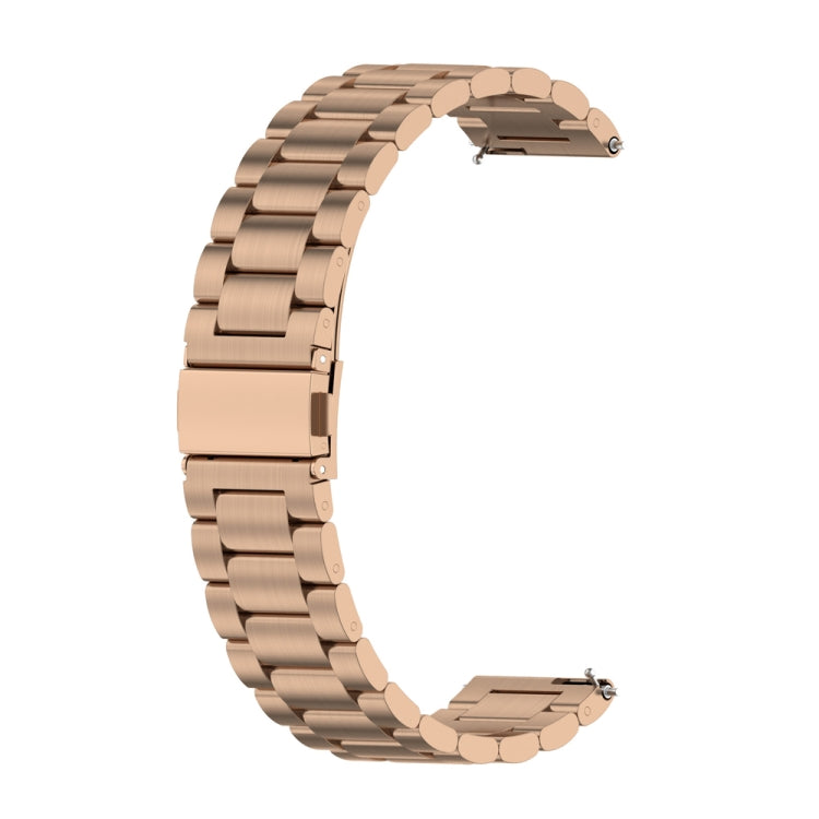 Three-bead Metal Steel Watch Band