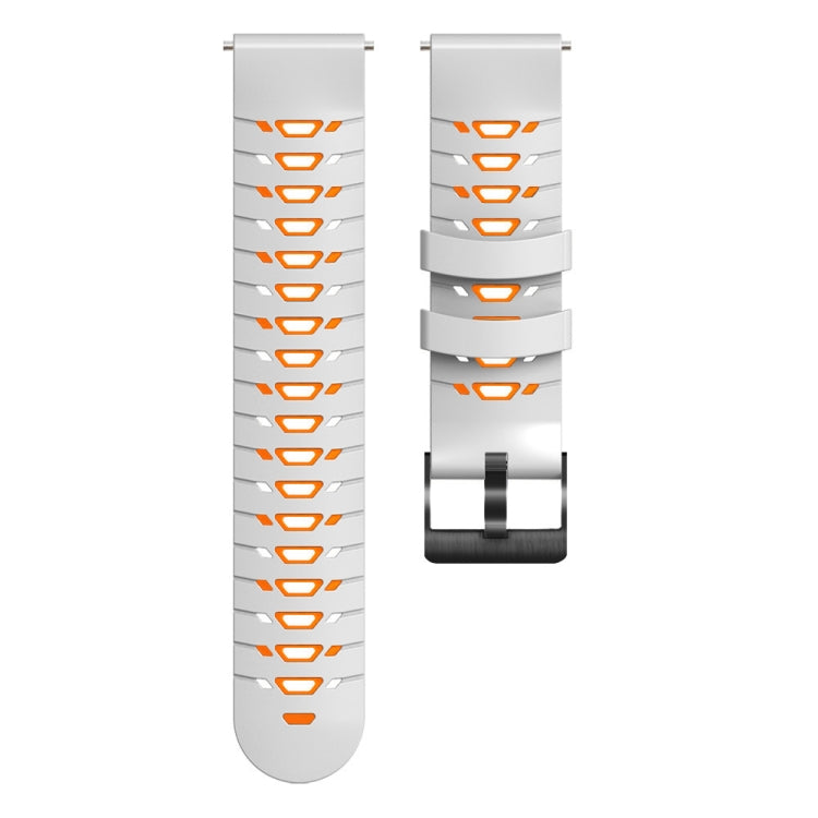 Trapezoidal Three-row Hole Silicone Watch Band