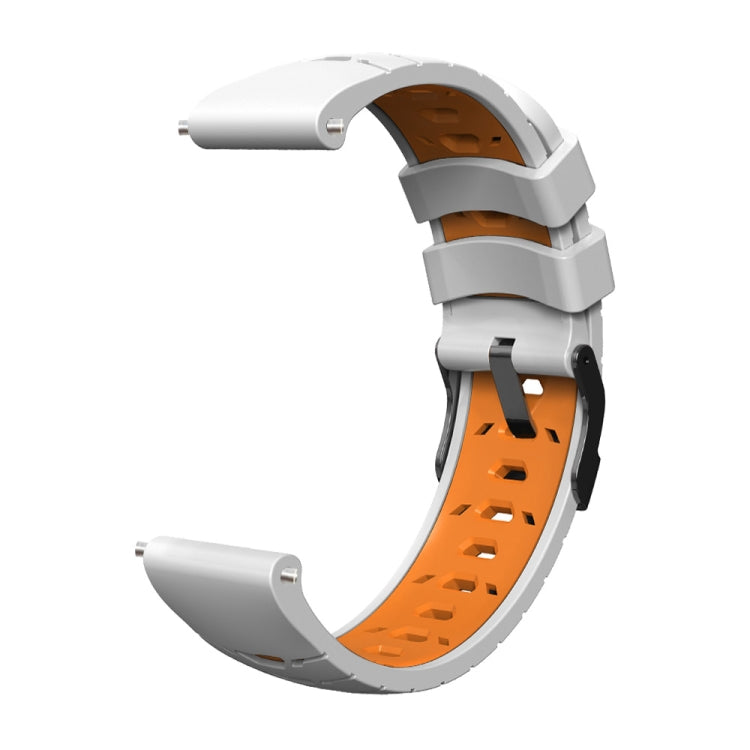 Trapezoidal Three-row Hole Silicone Watch Band