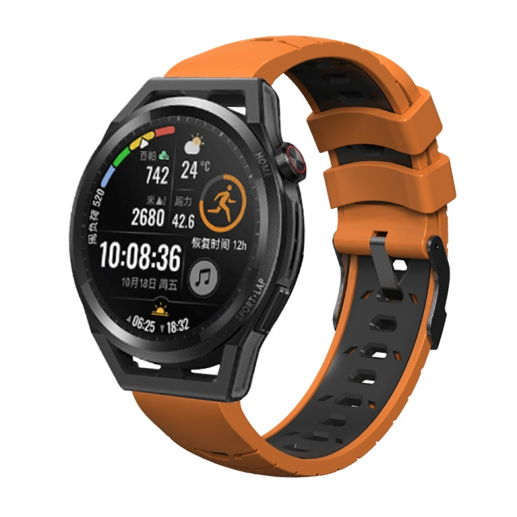 Trapezoidal Three-row Hole Silicone Watch Band