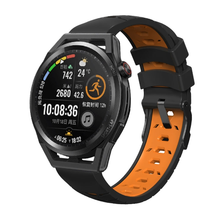 Trapezoidal Three-row Hole Silicone Watch Band