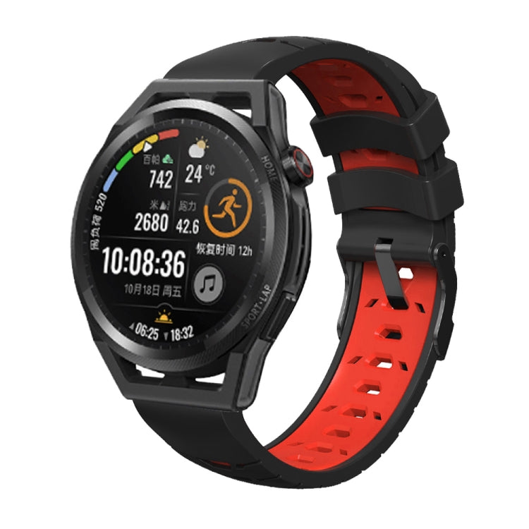 Trapezoidal Three-row Hole Silicone Watch Band