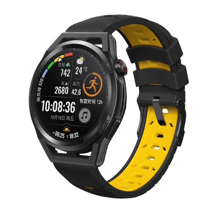 Trapezoidal Three-row Hole Silicone Watch Band