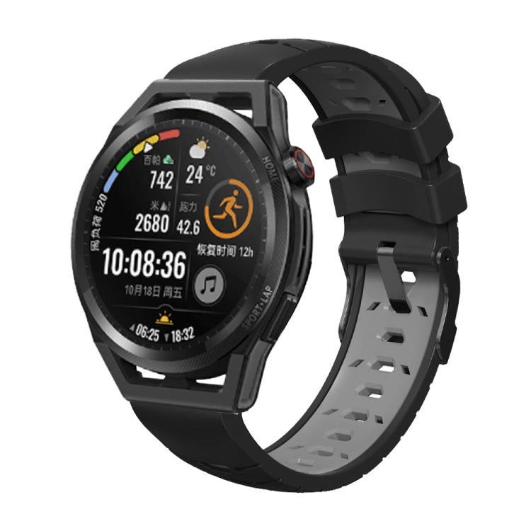Trapezoidal Three-row Hole Silicone Watch Band