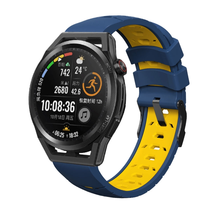 Trapezoidal Three-row Hole Silicone Watch Band