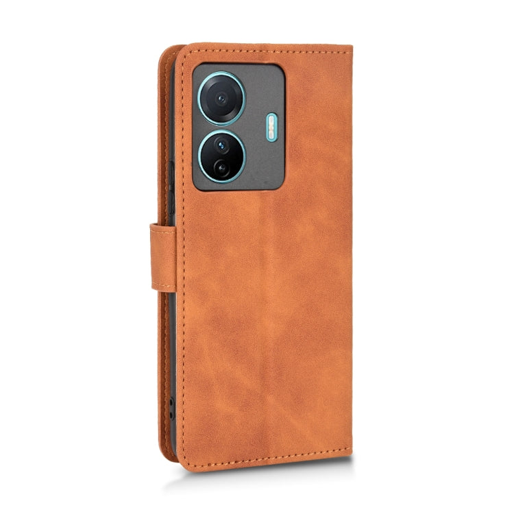 Skin Feel Magnetic Flip Leather Phone Case