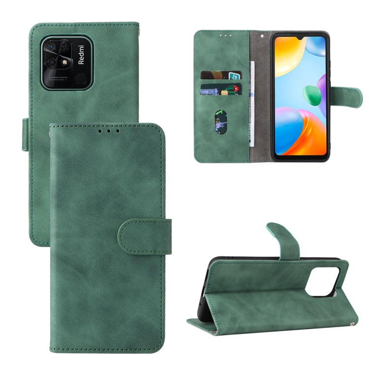 Skin Feel Magnetic Flip Leather Phone Case